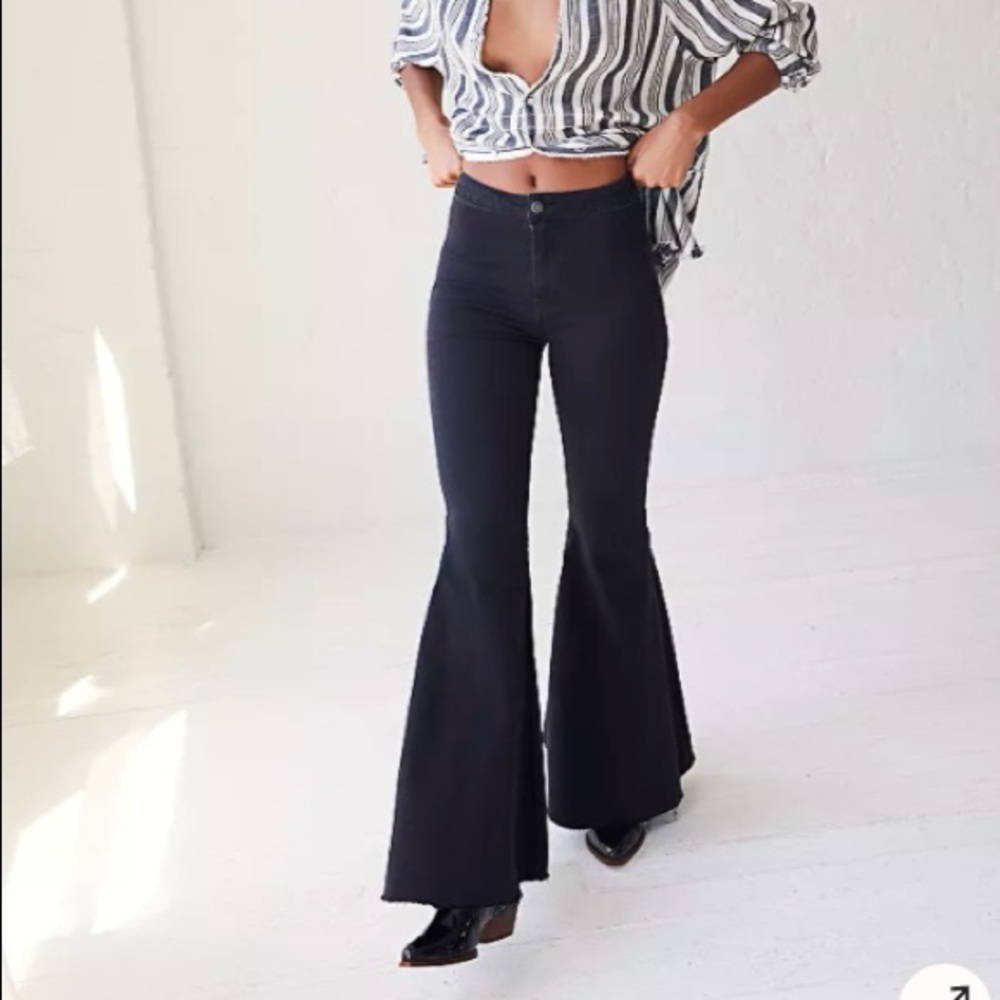 Free People Just Float On Flare Jeans
